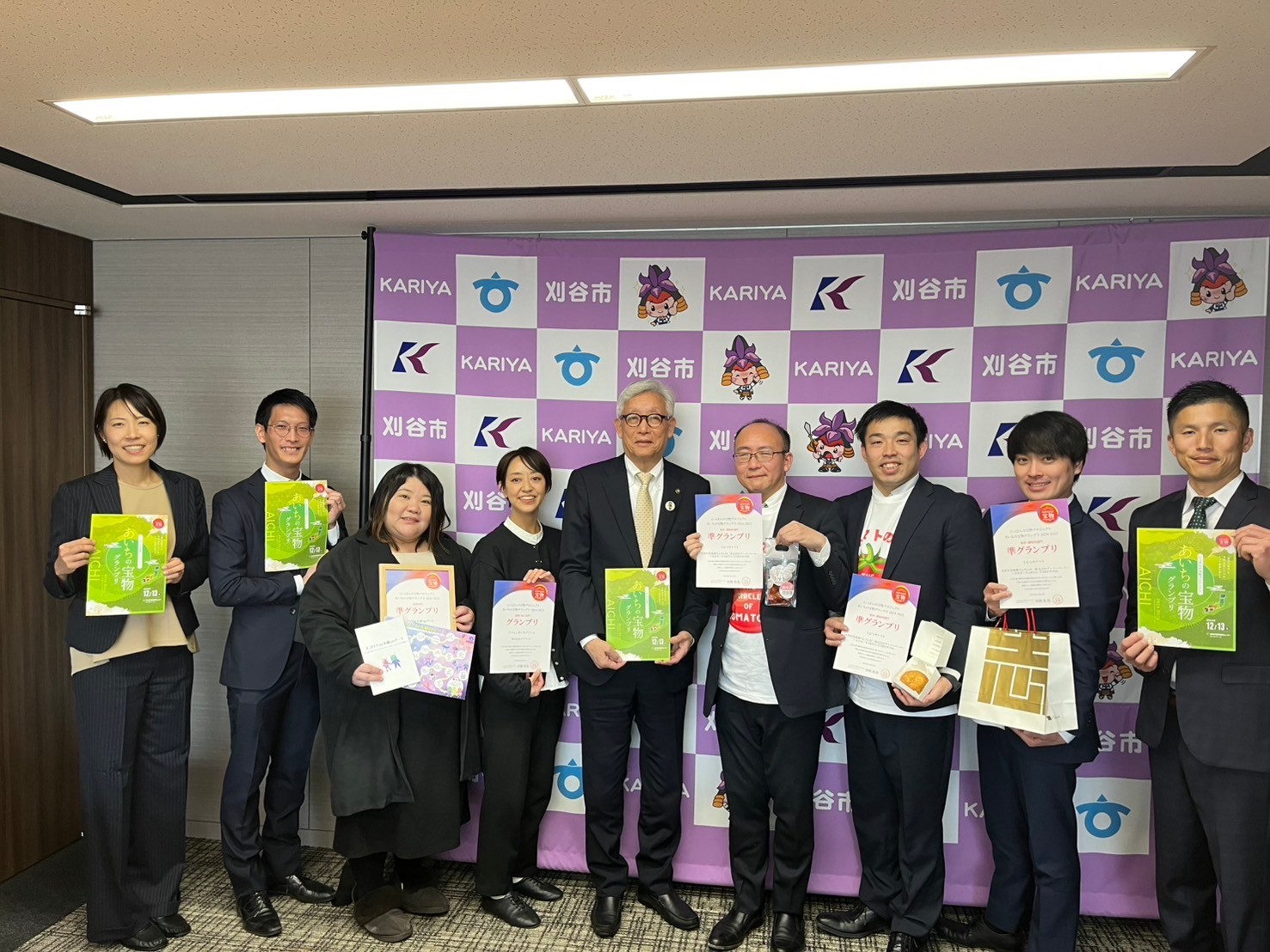 刈谷市長表敬訪問に伺いました