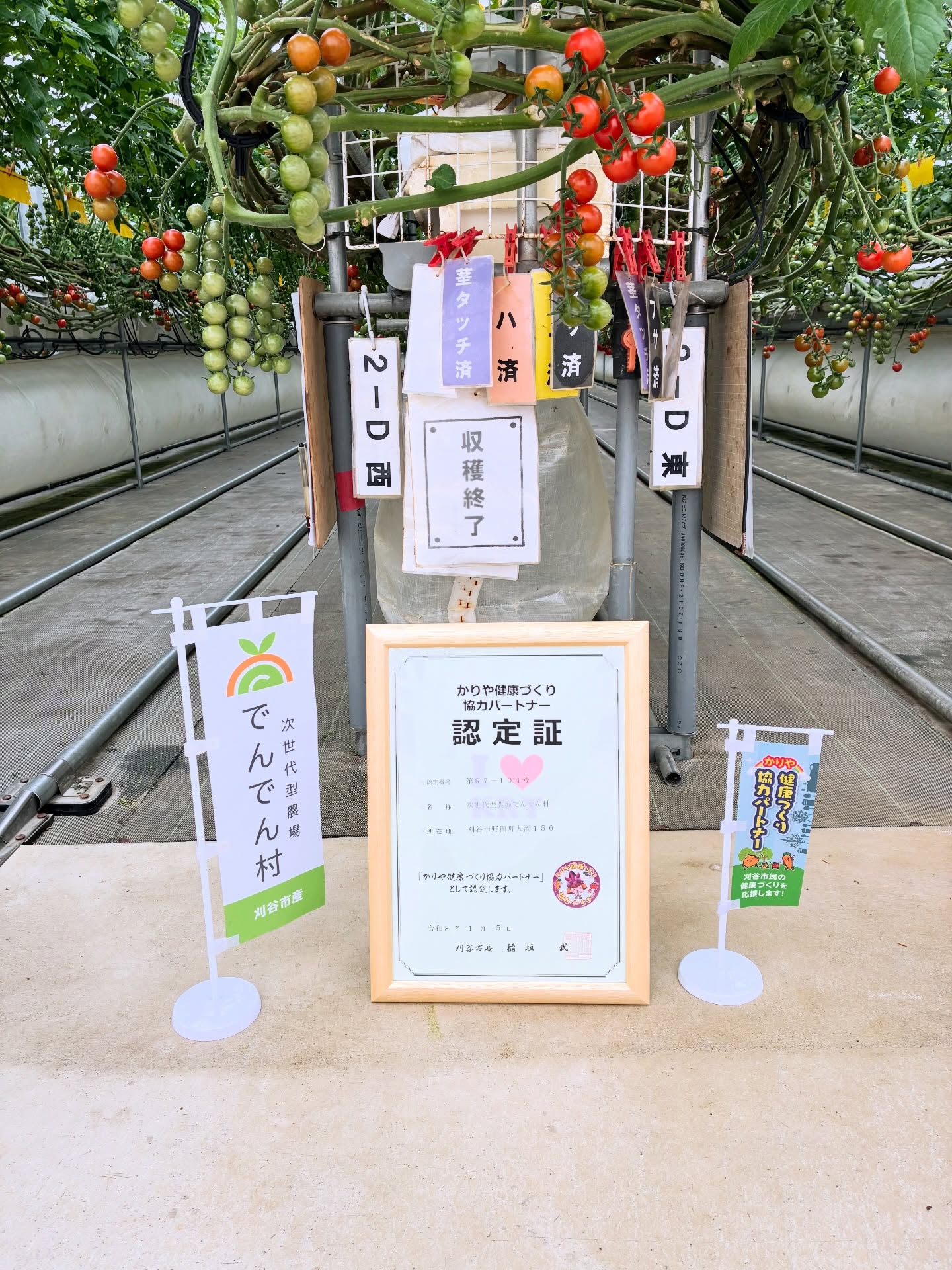 かりや健康づくり協力パートナーに認定